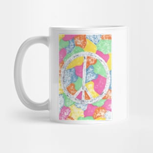 Tie-Dye Peace Sign Mug